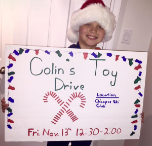 Colins toy drive
