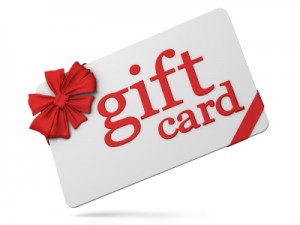 Gift card (with clipping paths)