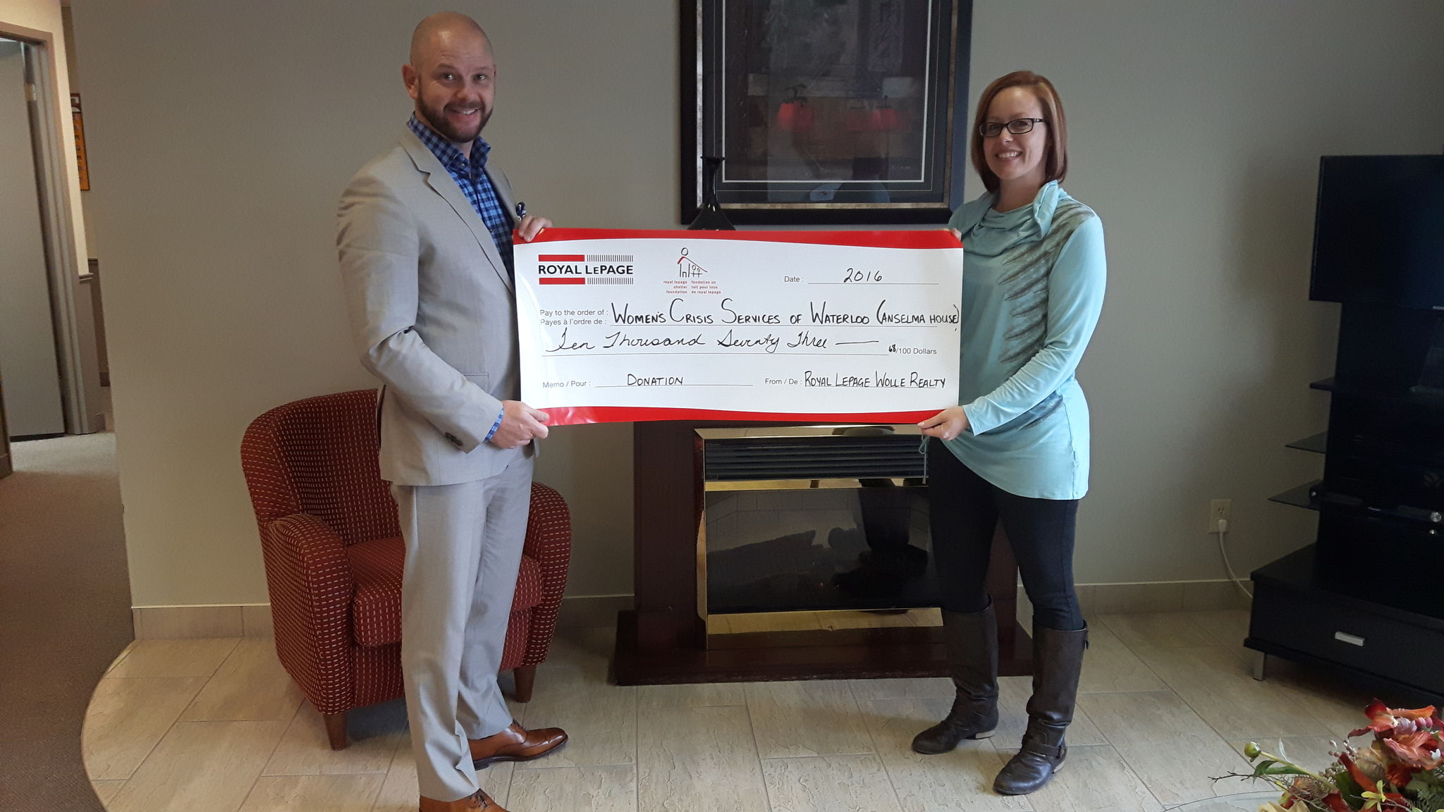 Wolle Realty Reaches past $10,000 for Women and Children