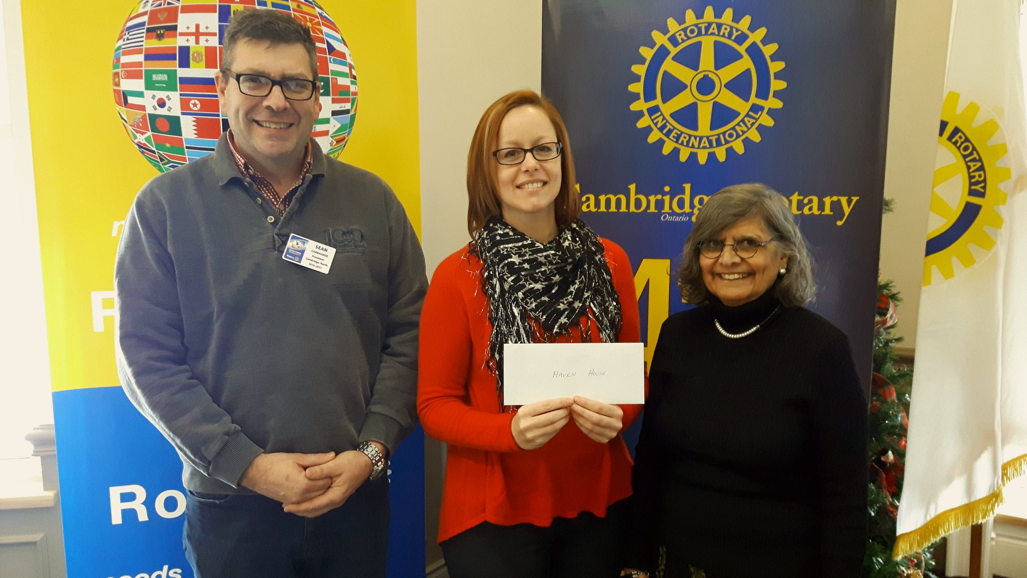 Cambridge North Rotary Supports Haven House