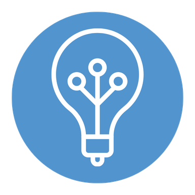 A lighbulb icon